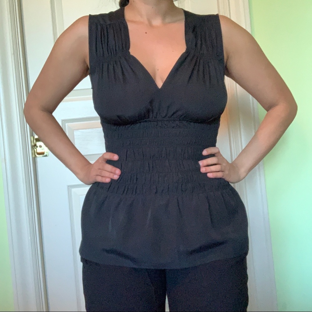 Black ruched top